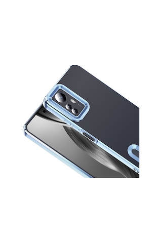 Redmi Note 12s Kılıf Kamera Korumalı Logo Gösteren Ardx Omega Kapak - Lacivert Lacivert