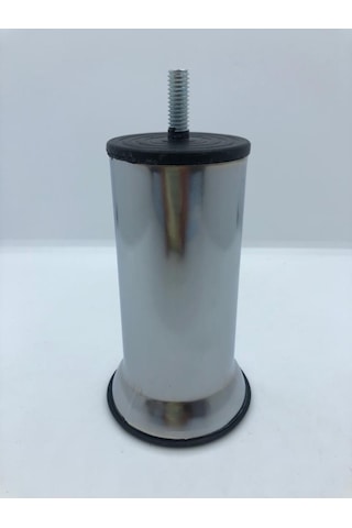 Metal, 15 Cm 5/16 Vidalı Krom Kaplama Baza,koltuk Ayağı 4 Adet