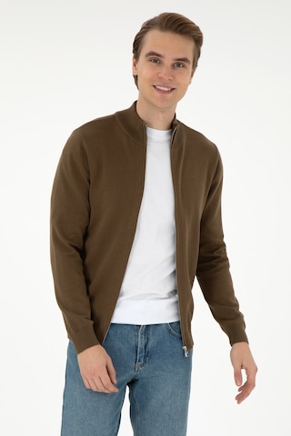 U.s. Polo Assn. Erkek Haki Hırka Triko 50298268-vr027 Haki