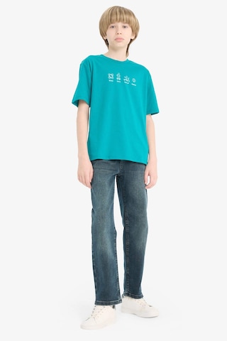 DeFacto Erkek Çocuk Bisiklet Yaka Baskılı Kısa Kollu Tişört F2571A825SMGN593