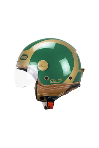Cgm 191g Pix Sprint Verde Oro Sagomata Açık Kask Yeşil-gold