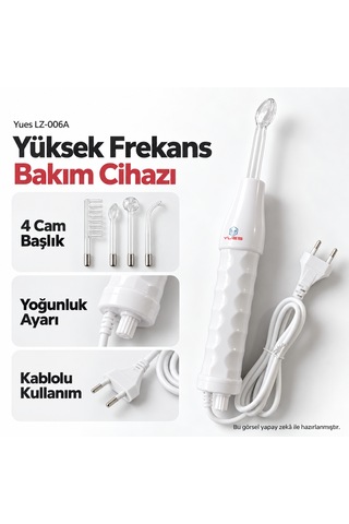 Yues Lz-006a 4 Başlıklı Yüksek Frekans Cilt Ve Saç Bakım Cihazı
