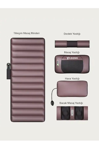 Yasomi Relaxon X10 Elektrikli Tam Vücut Isıtmalı Masaj Yatağı