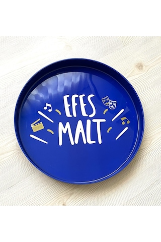 34 Cm Çapında Efes Malt Tepsi Sunumlu Bira Tepsisi