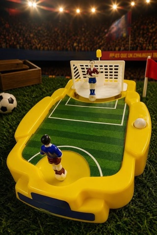 Mini Penaltı Atışı Futbol Oyun Seti Eğitici Penaltı Atışı Oyuncak Kale Ve Futbolcu Oyun Seti
