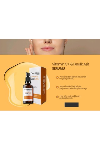 Ceraalba Vitamin C+ & Ferulik Asit Serumu