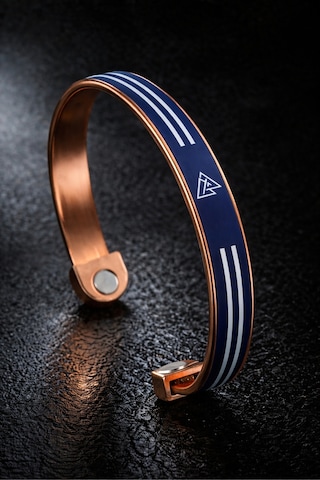 Manyetik Saf Bakır Bileklik Ayarlanabilir Mıknatıslı Model Erkek Kadın Bakır Bileziği Desenli Diğer