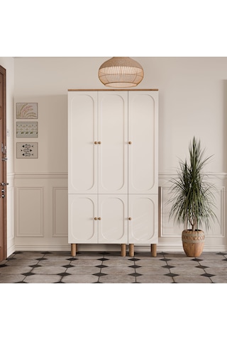 Set 5094-5093 Roma 6 Kapaklı Membran 5 Askılı Raflı Bohem Portm