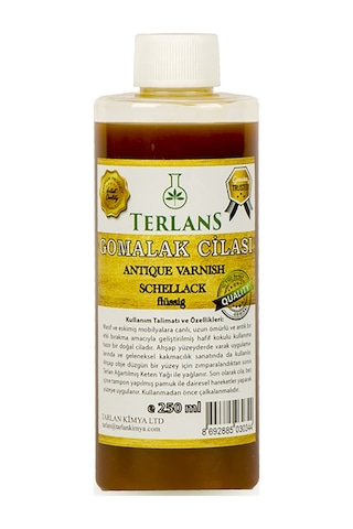 Terlans Doğal Ahşap Cilası Gomalak 250 ML