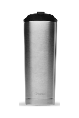 Qwetch QM6000 Isı Yalıtımlı 470 ML Termos Mug - Metalik