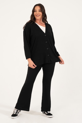 Myline Basic Triko Hırka - Siyah