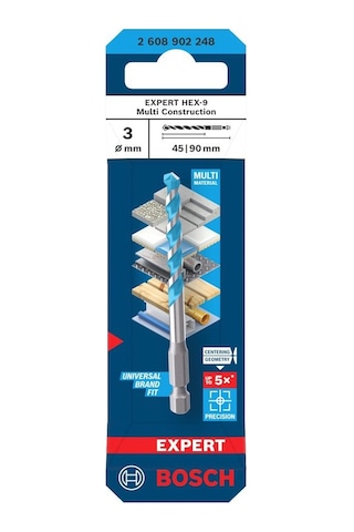 Bosch Expert Hex-9 3 X 90 Mm Çok Amaçlı Matkap Ucu 2608902248