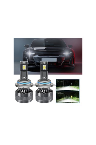 Yifomall 120w Yüksek Parlaklıklı Led Araç Farı, Ip68 Su Geçirmez, 6500k, 12000lm, 9005/9006/h1/h4/h7/h11 Uyumlu, 2 Adet