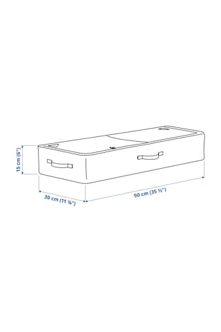 Ikea Skubb Saklama Hurcu 90 X 30 X 15 Cm Koyu Gri