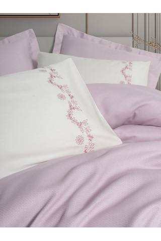 Cotton Box Serenity Bambu Çift Kişilik Pike Takımı Vaila Lila Lila
