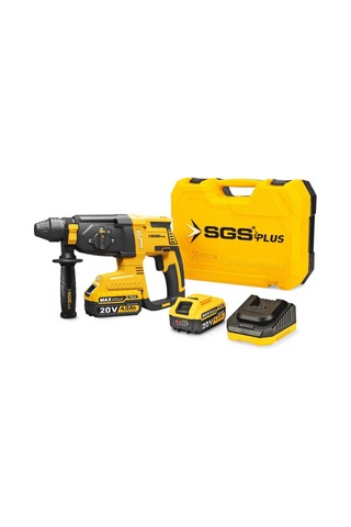 Sgs Plus SGS5521 - 20 Volt 4 Amper 2.8 Joules 0-5300 BPM Akülü Darbeli Kırıcı Delici Seti