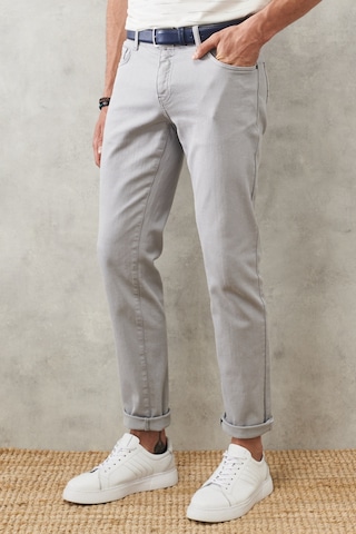 Ac&co Erkek Grı 360 Derece Her Yöne Esneyen Rahat Slim Fit Pantolon Gri