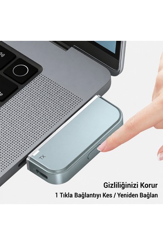 Kablosuz Hdmı Ekran Yansıtma Cihazı Type-c To Hdmı Tx+rx Tak Çalıştır Android Apple iPhone Windows Mac Tv Monitör Projeksiyon Uyumlu