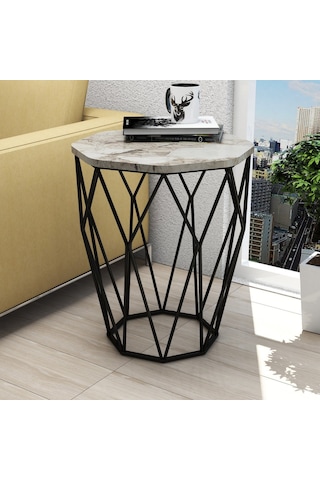 Variant Sofya Metal Ayaklı Yan Sehpa