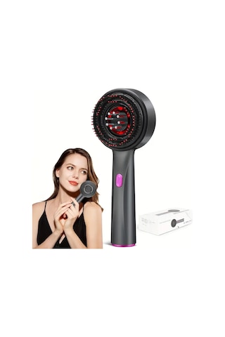 Çok Fonksiyonlu Elektrikli Saç Derisi Masaj Fırçası 4741 Açık Mavi