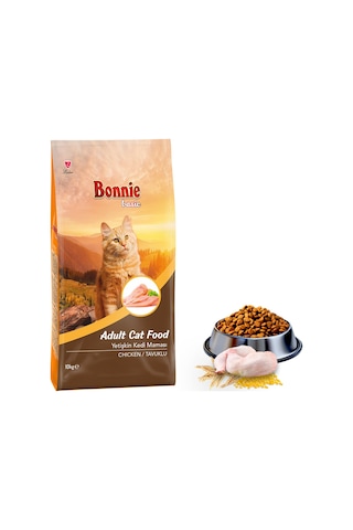 Bonnie Tavuklu Yetişkin Kedi Maması 10 KG
