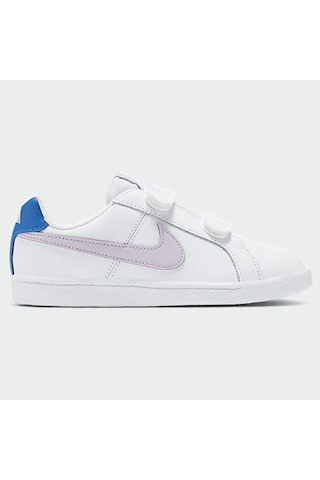 Nike Court Royale Leather Sneaker Hakiki Deri Bantlı Çırtlı Unisex Çocuk Spor Ayakkabı Beyaz