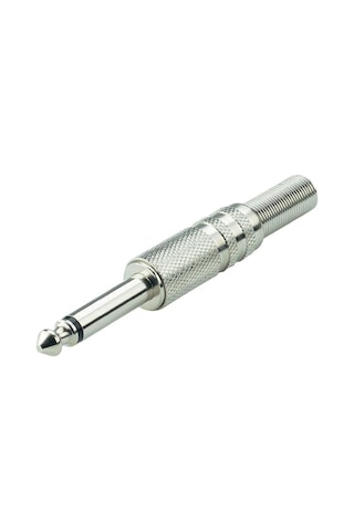 6.3Mm Mono Jack Metal Çivi Jak - Lehim Tipi Gitar Jack