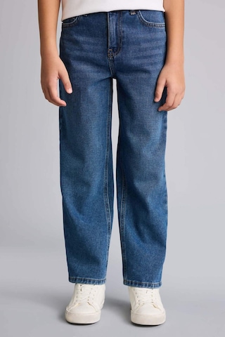 Defacto Wıde Leg Düz Paça Jean Pantolon Erkek Çocuk F8436a826smnm28 Mavi-nm28