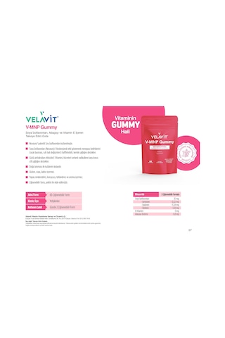 Velavit V-mnp Gummy 60 Gummies