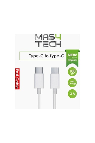 Type-C To Type-C Hızlı Şarj Ve Data Kablo 1 Metre 60 W