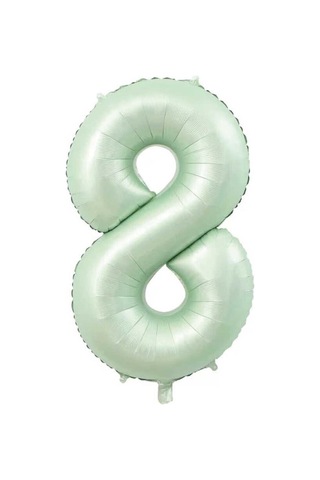Yeşil 8 Rakam Folyo Balon 76cm Yeşil