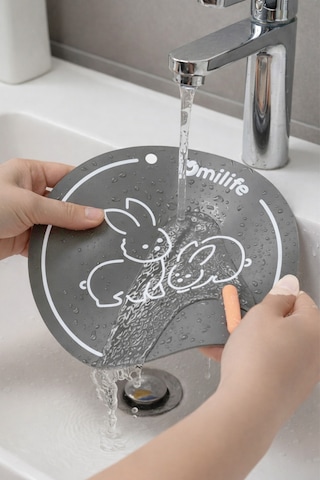 2 Adet Gri Renk Silikon Gider Kapağı Koku Önleyici Lavabo Banyo Mutfak Gider Tıkacı