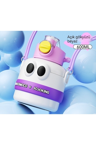 Termos Bardak 316 Paslanmaz Çelik Çocuk Büyük Göbek Su Isıtıcısı-beyaz 1