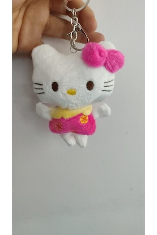 Hello Kitty Peluş Anahtarlık Çanta Aksesuar Boyut:12cmm Çok Renkli