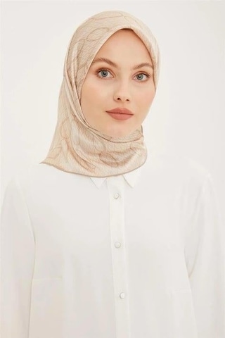 Armine İpek Eşarp Nostalji - 8925-39 Soft Bej Sura Soft Bej