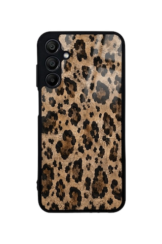 Samsung Galaxy Uyumlu A15 Kılıf Kamera Lens Korumalı Desenli Silikon Üstün Koruma Hesaplı Dünya Pembe Leopar