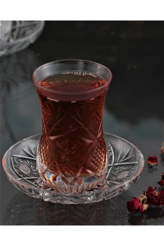 12 Parça Çay Takımı - Klasik Boy - Göz Dekor