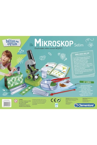 Clementoni Bilim ve Oyun - İlk Mikroskop Setim