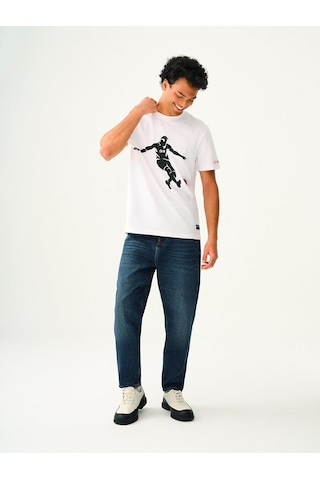 LOFT Regular Fit Erkek Tshirt K.kol Lf2038391 Q1.v1 Beyaz