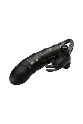 Red Fox 4 Cm Dolgu Uzatmalı 10 Titreşimli Penis Kılıfı Prezervatif Vibratör