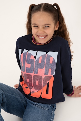 U.s. Polo Assn. Kız Çocuk Lacivert Sweatshirt 50317900-vr033 Lacıvert