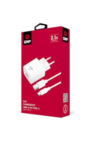 GNP 2.1 Mah Type-C Kablo Ve Şarj Cihazı