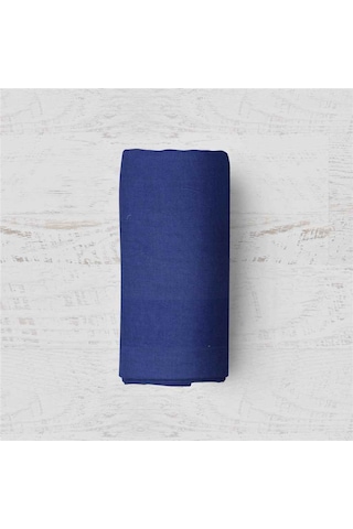 Maki %100 Pamuklu Lacivert 100X200 Tek Kişilik Lastikli Çarşaf Ta