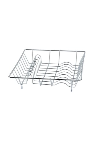 Wenko Bulaşılık Metal 35 X 9 X 35 Cm, Gümüş