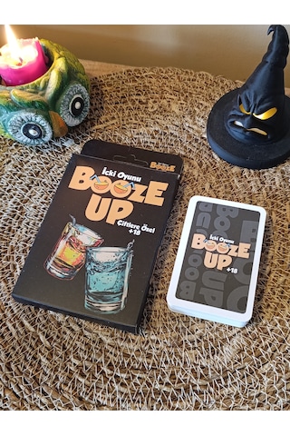 Booze Up İçki Oyunu +18 - Kese Hediyeli 50 Kart Çiftler İçin Eğlenceli Kart Oyunu