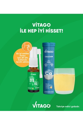 Vitamin D3 Sprey Vitago Prokalsiyum Tablet