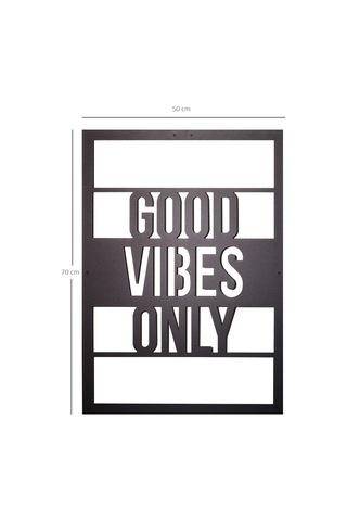 Good Vibes Only Metal Duvar Tablosu