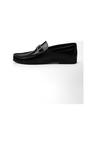 Pierre Cardin 25109 Hakiki Deri Siyah Rugan Erkek Günlük Ayakkabı Siyah