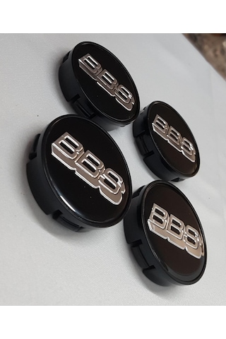Jant Göbeği Bbs 65/62 62Mm Yuva 4'Lü Set Siyah Alüminyum