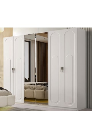 Esinti Mdf 6 Kapılı Dolap Aytaşı